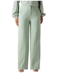 Another Label - Broeken ,Groen ,Katoen Moore Broek - Lyst