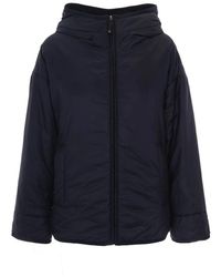 Weekend by Maxmara - Jassen ,Blauw ,Leer Giacca Imbottita Reversibile - Lyst