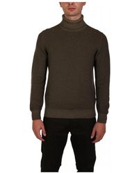 Gran Sasso - Truien & Vesten ,Groen ,Wol Turtleneck Sweater - Lyst