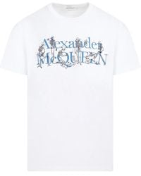 McQueen - Alexander Mc Queen Skeleton Band T Shirt - Lyst