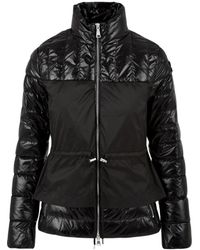 Add - Schwarzer tel mit reißverschluss und verstellbarer taille - Lyst