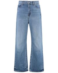 7 For All Mankind - Wide Jeans - Lyst
