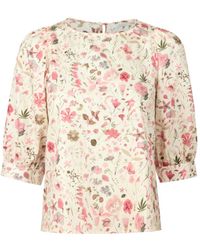 Stenströms - Bloemen Katoenen Blouse - Lyst