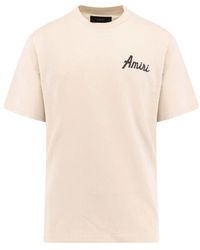 Amiri - City baumwoll-t-shirt mit patch,city t-shirt mit rundhalsausschnitt und logo - Lyst