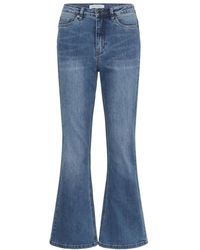 Kaffe - Flared Jeans - Lyst