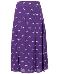 Trussardi - Midi Rok - Lyst