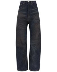 MM6 by Maison Margiela - Wide Jeans - Lyst