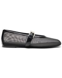 Stuart Weitzman - Schoenen ,Zwart ,Leer Sai Bareitall Mary Jane Flat - Lyst