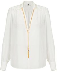 Elisabetta Franchi - Blouses - Lyst