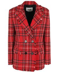 MSGM - Chaqueta Elegante, Mujer, Talla - Lyst