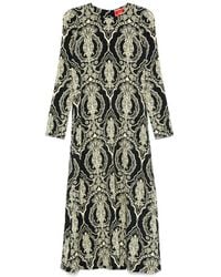 La DoubleJ - Kleedjes ,Zwart ,Jersey Maxi Jurk - Lyst