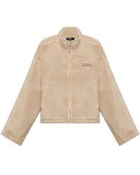 Amiri - Denim Jas Met Opstaande Kraag - Lyst
