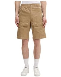 DIESEL - Korte Broeken ,Katoen P-Beeck Shorts - Lyst