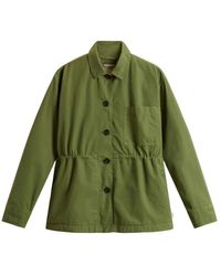 Woolrich - Cotton Shirt Jacket - Lyst