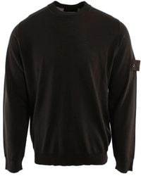 Stone Island - Truien & Vesten ,Bruin ,Wol Ghost Sweater - Lyst