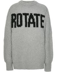 ROTATE BIRGER CHRISTENSEN - Round-Neck Knitwear - Lyst