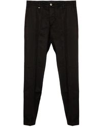 Fay - Broeken ,Zwart ,Katoen Slim-Fit Chino's - Lyst