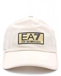 EA7 - Accessoires ,Leer Train Label Cap - Lyst