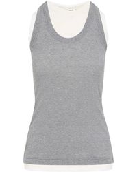 Jil Sander - Graues Oberteil Für Frauen - Lyst