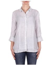 Barbour - Overhemden ,Veelkleurig ,Linnen Marine Shirt - Lyst