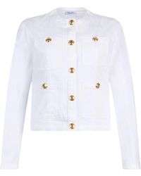 Liu Jo - Jacke Mit Logo-Knöpfen - Lyst