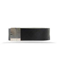 Burberry - Accessoires ,Zwart ,Leer Italiaans Leren Omkeerbare Riem Met Gesp - Lyst