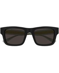 Gucci - Sonnenbrille Gg2072 Sa 002 Schwarz Grau/Grau Herren - Lyst
