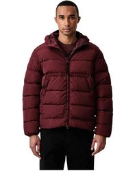 C.P. Company - Jassen ,Rood ,Chrome-R Goggle Down Jacket - Lyst
