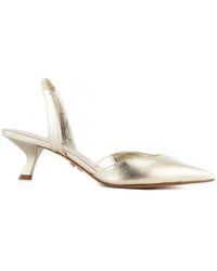 Sergio Levantesi - Goldene cloe slingback sandalen - Lyst