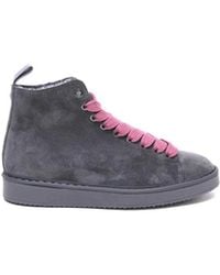 Pànchic - Suede ankle boots - grau - Lyst