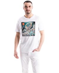 Bastille - T-Shirt Met Ronde Hals En Korte Mouwen - Lyst