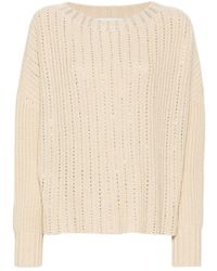Ermanno Scervino - Round-Neck Knitwear - Lyst