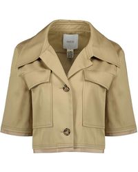 Patou - Jassen ,Katoen Crop Jack Met Korte Mouwen - Lyst