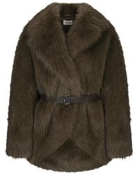 P.A.R.O.S.H. - Faux Fur & Shearling Jackets - Lyst