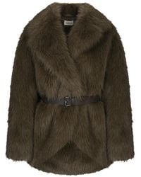 P.A.R.O.S.H. - Faux Fur & Shearling Jackets - Lyst