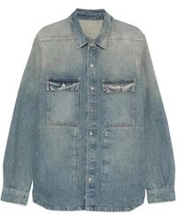 Rick Owens - Denim Outershirt Jacket - Lyst