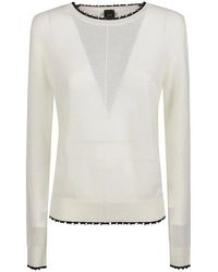 Pinko - Round-Neck Knitwear - Lyst
