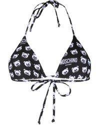 Moschino - Badmode ,Zwart ,Teddybeer Bikini Top - Lyst