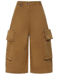 Pinko - Korte Broeken ,Bruin ,Katoen Lange Shorts - Lyst