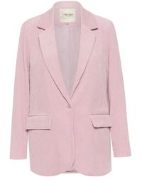 Cream - Jassen ,Roze ,Polyester Lange Mouw Blazer Jas Dawn - Lyst