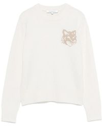Maison Kitsuné - Round-Neck Strickwaren - Lyst