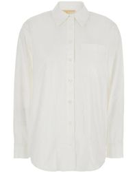 Michael Kors - Stretch Katoen Poplin Overhemd - Lyst