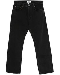 Agolde - Jeans ,Zwart ,Denim Straight Jeans - Lyst