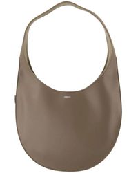 Coperni - Tassen ,Bruin ,Katoen Bruine Leren Schoudertas Met Swipe - Lyst