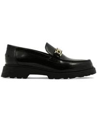 Dior - Zapatos loafer de cuero negro ss 22 - Lyst