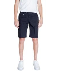 Antony Morato - Korte Broeken ,Zwart ,Katoen Zwarte Katoenen Bermuda Shorts Collectie - Lyst