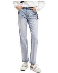 Desigual - Straight Jeans - Lyst