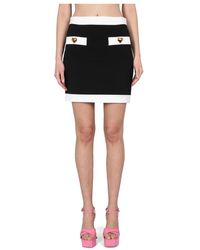 Moschino - Heart Button Skirt - Lyst