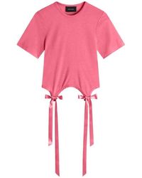 Simone Rocha - Bow Tail Easy T-Shirt - Lyst