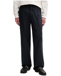 Les Deux - Straight Trousers - Lyst